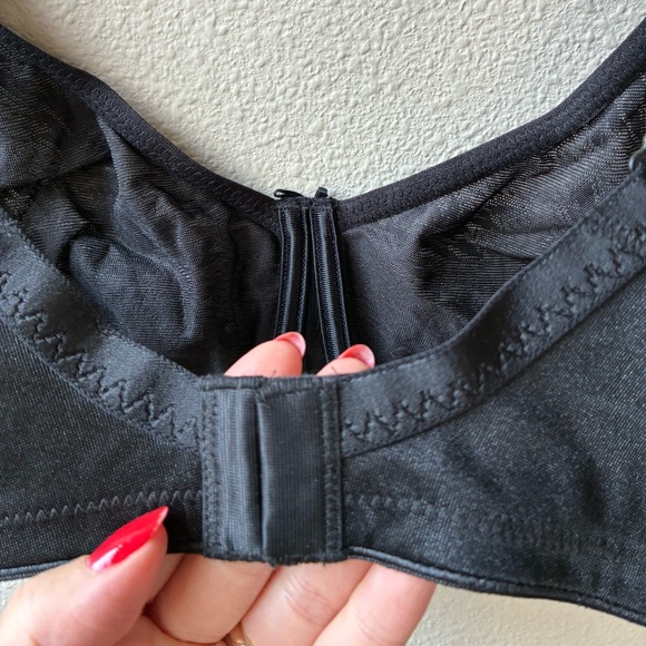 NWT Dominique Lila Everyday Lace Minimizer Bra 7001 in Black (Size: 34D) - Picture 7 of 14